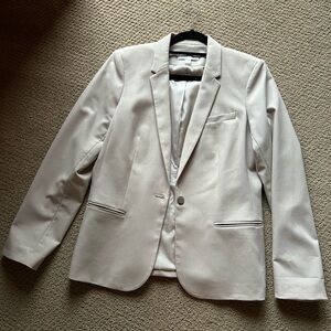 Calvin Klein Womens Blazer Notch Collar Long Sleeve Jacket Size 10